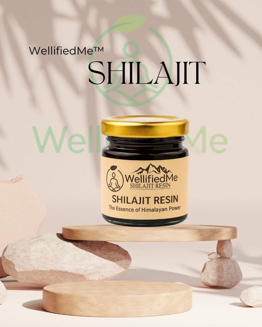 WellifiedMe™ Pure Himalayan Shilajit Stamina Booster – 20g