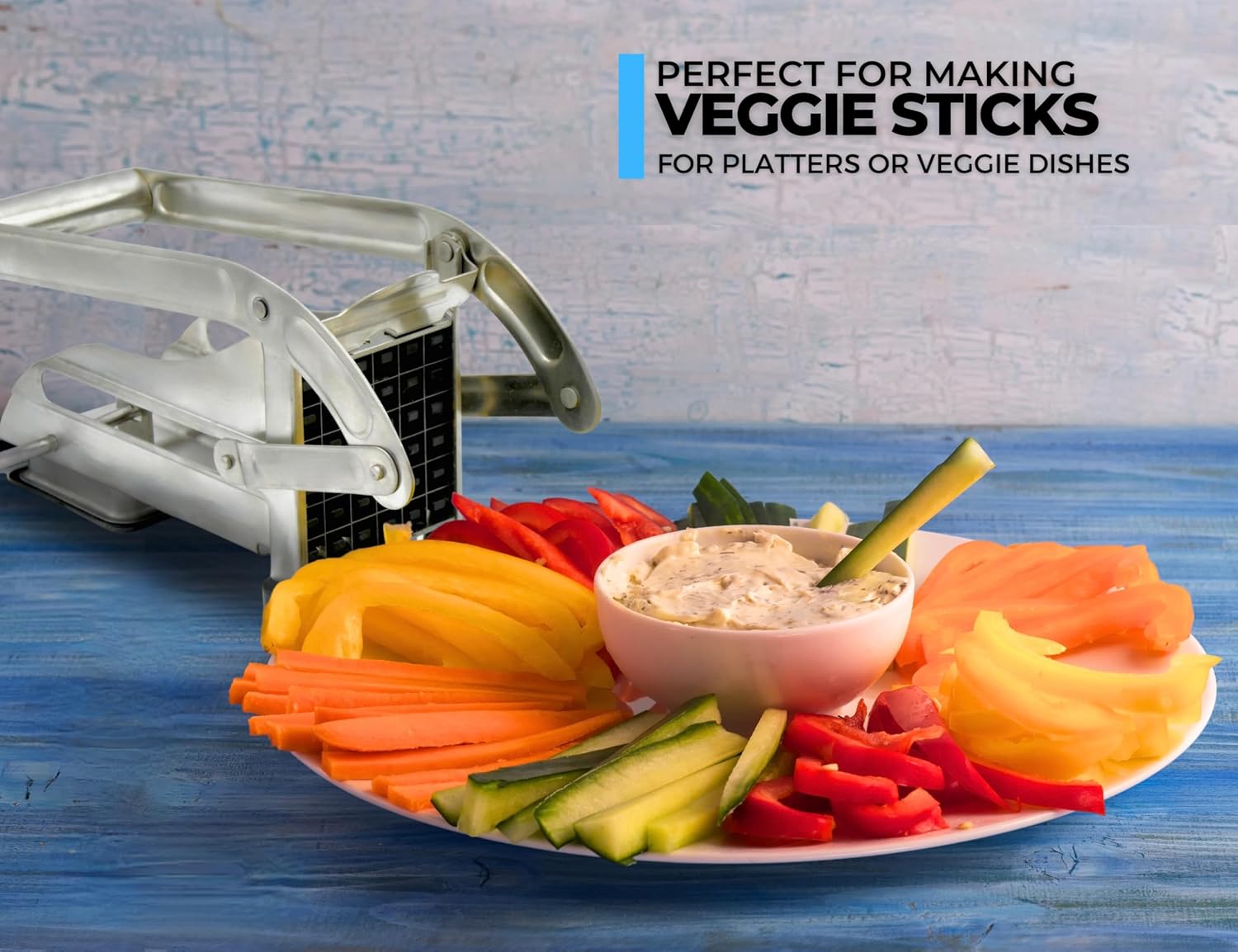 French Fry Cutter , Stainless Steel Potato Chopper