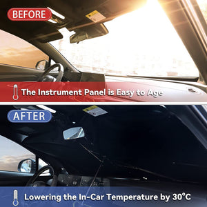 Car Window Sunshade Sun Shade Visor Windshield Cover Auto Car Sunshade Foldable UV Umbrella