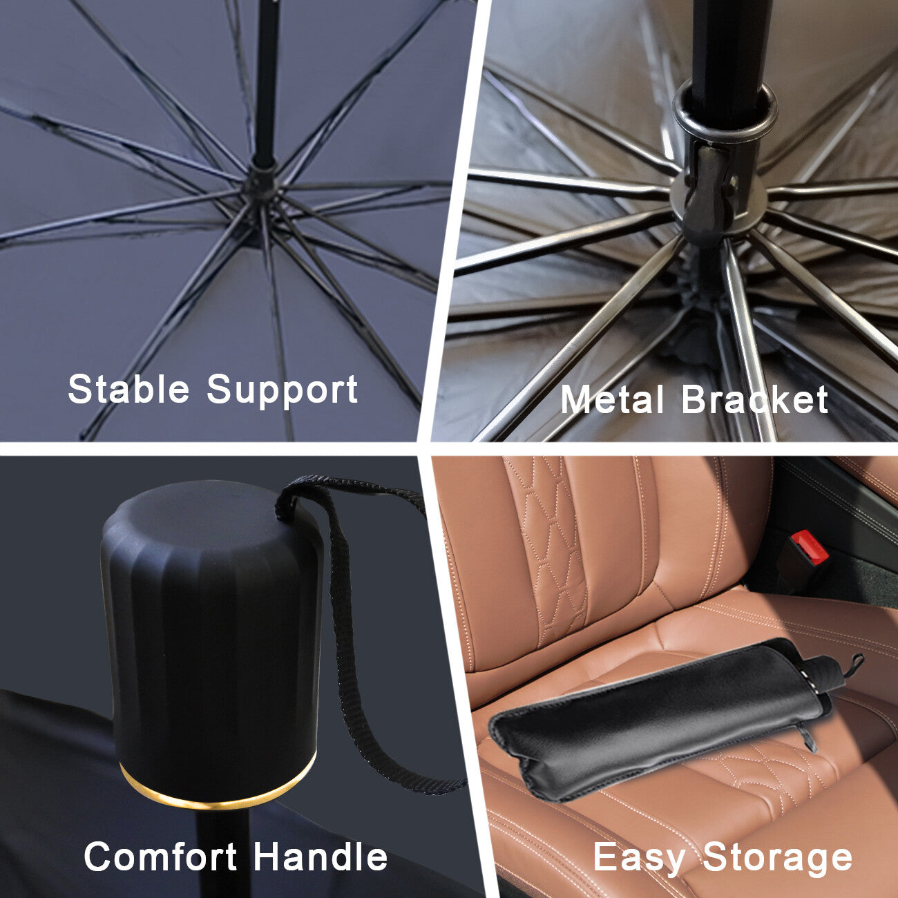 Car Window Sunshade Sun Shade Visor Windshield Cover Auto Car Sunshade Foldable UV Umbrella