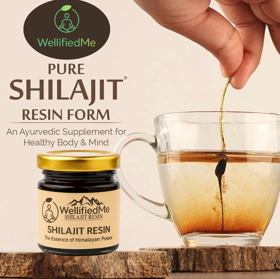 WellifiedMe™ Pure Himalayan Shilajit Stamina Booster – 20g