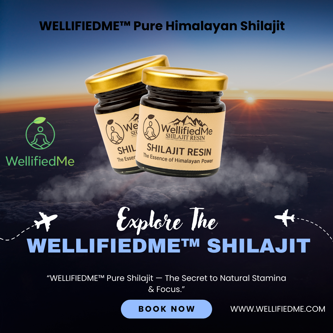 WellifiedMe™ Pure Himalayan Shilajit Stamina Booster – 20g