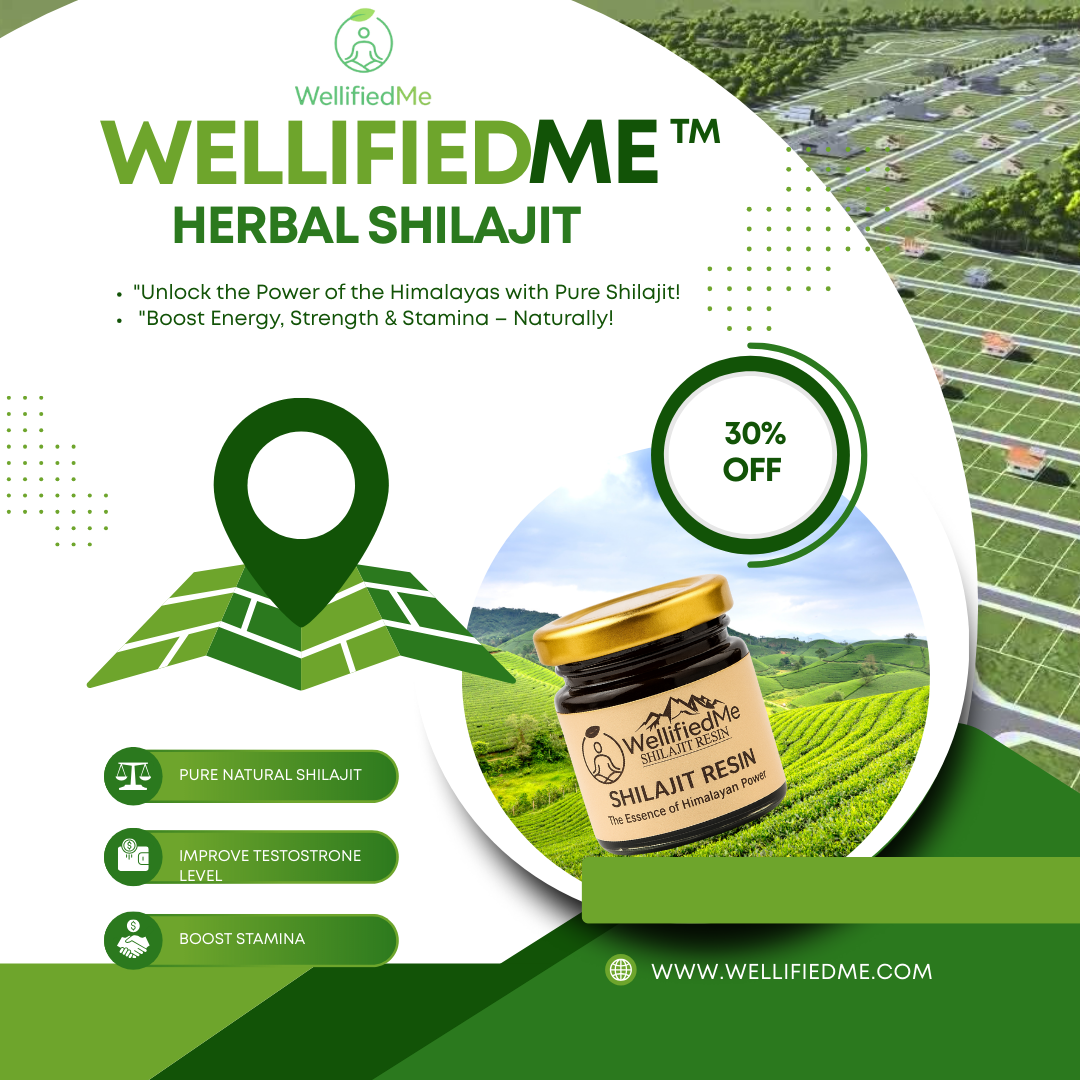 WellifiedMe™ Pure Himalayan Shilajit Stamina Booster – 20g