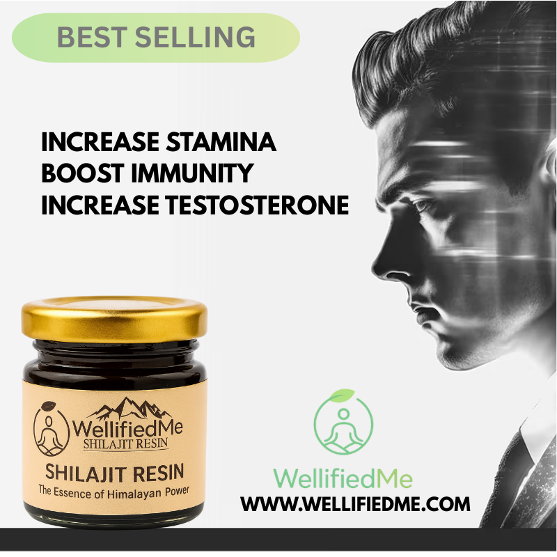 WellifiedMe™ Pure Himalayan Shilajit Stamina Booster – 20g