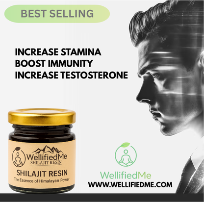 WellifiedMe™ Pure Himalayan Shilajit Stamina Booster – 20g