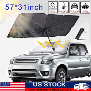 Car Window Sunshade Sun Shade Visor Windshield Cover Auto Car Sunshade Foldable UV Umbrella