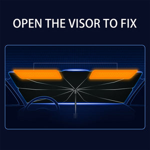 Car Window Sunshade Sun Shade Visor Windshield Cover Auto Car Sunshade Foldable UV Umbrella